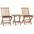 vidaXL Outdoor Dining Set Natural Wood