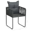 vidaXL Dining Set in Black/Brown