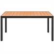 vidaXL Dining Set in Black/Brown
