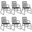 vidaXL Garden Dining Set in Black