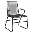 vidaXL Garden Dining Set in Black