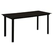 vidaXL Garden Dining Set in Black