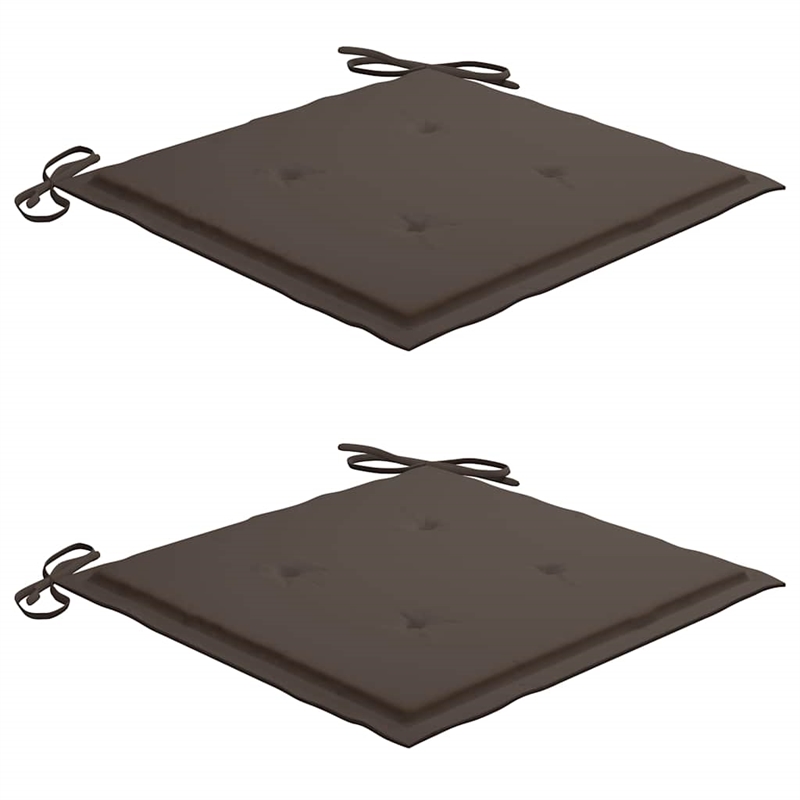 vidaXL Patio Dining Set in Taupe - Set Of 2