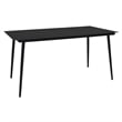vidaXL Garden Dining Set in Black