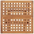 vidaXL Patio Dining Set in Natural Wood/Green Cushion - Set Of 2