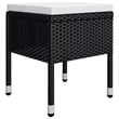 vidaXL Dining Set in Black/Cream White