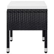 vidaXL Dining Set in Black/Cream White