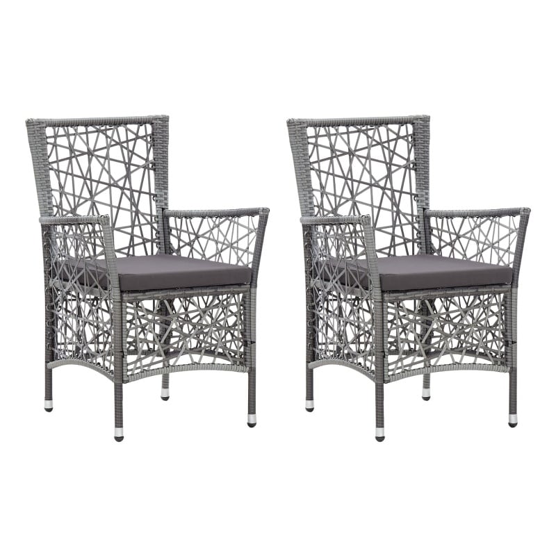 vidaXL Garden Dining Set in Gray Solid Acacia Wood Standard Durable