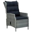 vidaXL Garden Dining Set in Light Gray