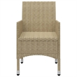 vidaXL Dining Set in Beige/Cream White