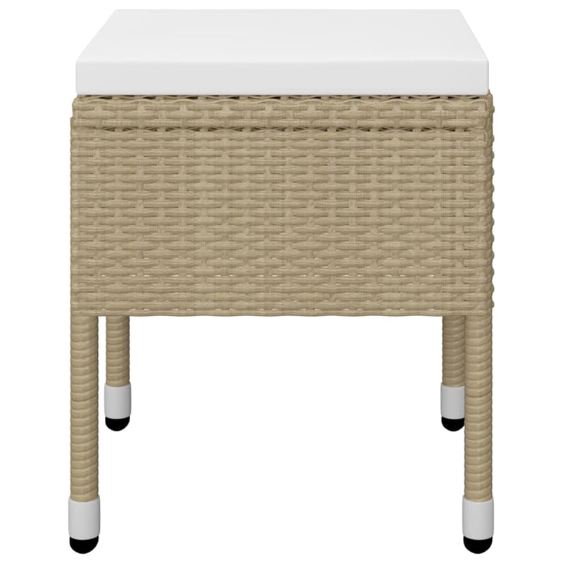 vidaXL Dining Set in Beige/Cream White