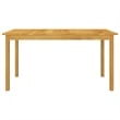 vidaXL Solid Acacia Wood/Powder-Coated Steel Dining Set in Gray