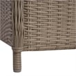 vidaXL Dining Set in Brown and Cream White