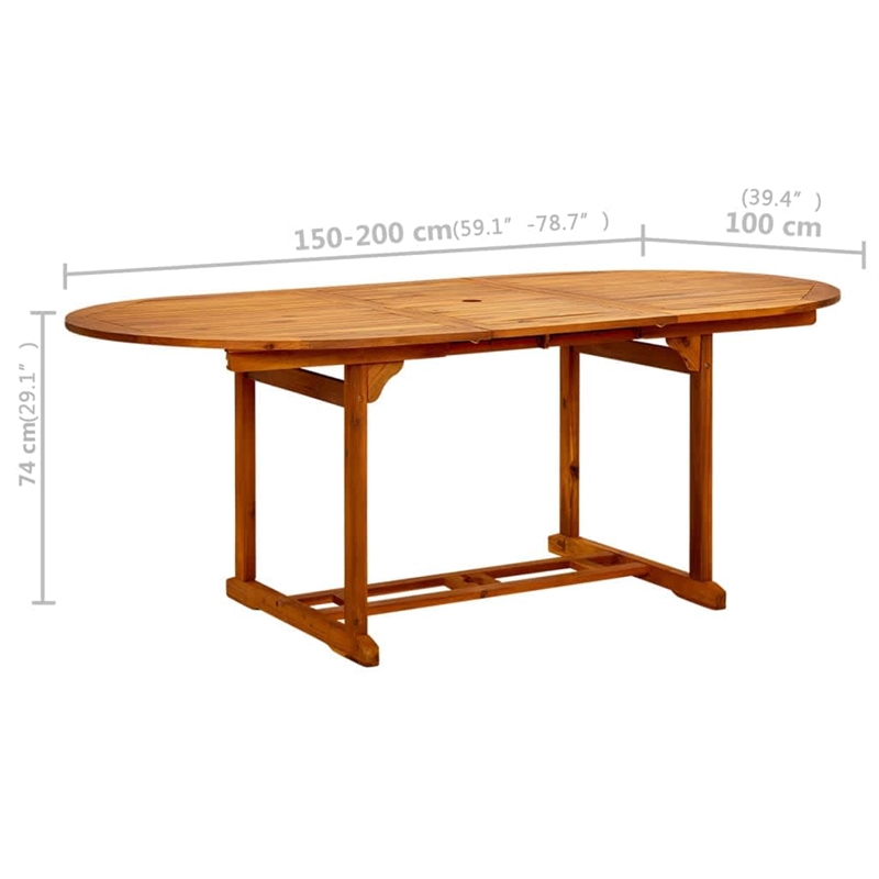 vidaXL Dining Set in Black
