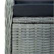 vidaXL Dining Set in Light Gray