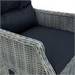 vidaXL Dining Set in Light Gray
