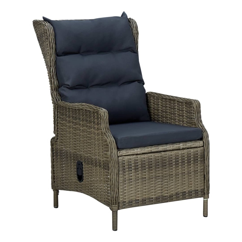 vidaXL Solid Acacia Wood Medium Outdoor Dining Set in Brown