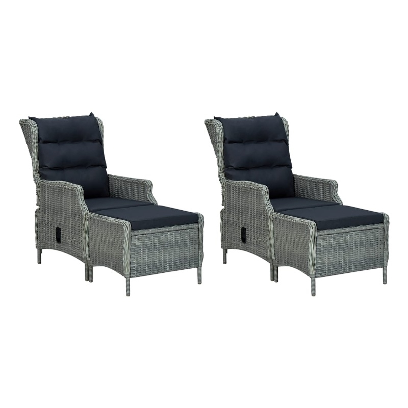 vidaXL Dining Set in Light Gray/Black