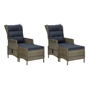 vidaXL Dining Set in Brown