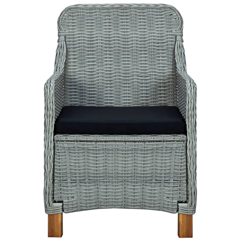 vidaXL Dining Set in Light Gray