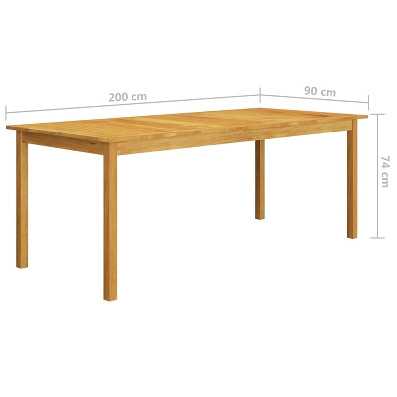 vidaXL Dining Set in Black and Cream White