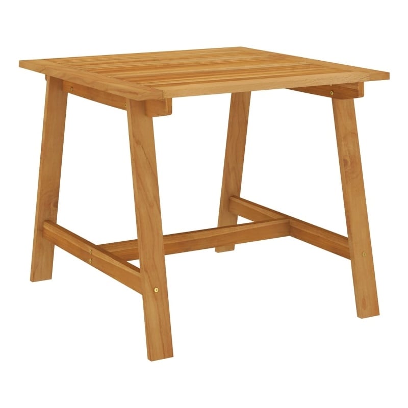 vidaXL Solid Acacia Wood Medium Garden Dining Set in Brown
