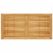 vidaXL Solid Acacia Wood Dining Set in Beige/Cream White