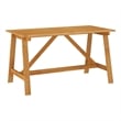 vidaXL Dining Set in Dark Gray/Acacia Wood