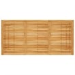 vidaXL Solid Acacia Wood/PE Rattan Dining Set in Brown