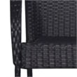 vidaXL Dining Set in Black/Brown