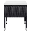 vidaXL Dining Set in Black/Cream White