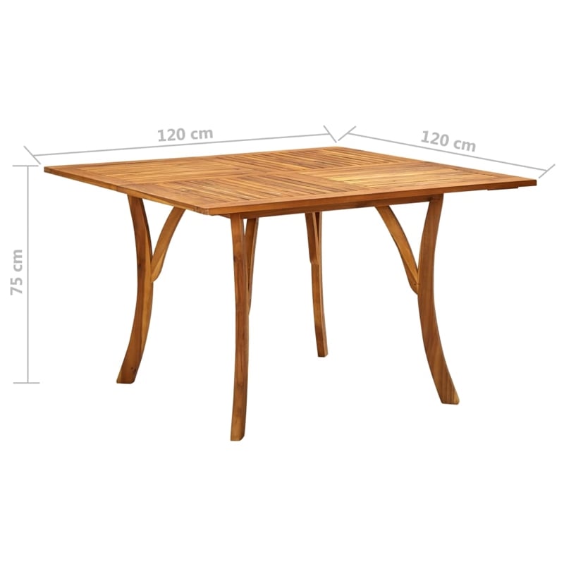 vidaXL Dining Set in Black/Cream White