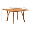 vidaXL Dining Set in Black/Cream White