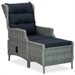 vidaXL 7 Piece Dining Set in Light Gray/Black