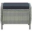 vidaXL 7 Piece Dining Set in Light Gray/Black