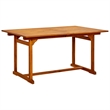 vidaXL Solid Acacia Wood Medium Garden Dining Set Natural/Brown
