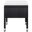 vidaXL Dining Set in Black/Cream White