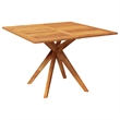 vidaXL Solid Acacia Wood Medium Durable Garden Dining Set Natural/Brown