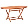 vidaXL Solid Eucalyptus Wood Standard Outdoor Dining Set Natural/Brown