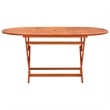 vidaXL Solid Eucalyptus Wood 9 Piece Set Outdoor Dining Set Natural/Brown