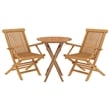 vidaXL Garden Dining Set Natural Teak