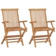 vidaXL Garden Dining Set Natural Teak