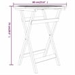vidaXL Garden Dining Set Natural Teak