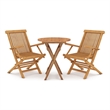 vidaXL Garden Dining Set Natural Teak