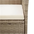 vidaXL Dining Set in Beige/Cream White