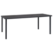 vidaXL Outdoor Dining Set in Anthracite/Black/Gray