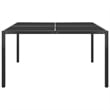 vidaXL Outdoor Dining Set in Anthracite/Black/Gray