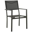vidaXL Outdoor Dining Set in Anthracite/Black/Gray