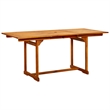 vidaXL Solid Acacia Wood Medium Garden Dining Set Natural/Brown