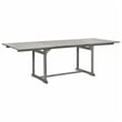 vidaXL Solid Acacia Wood 7-Piece Foldable Garden Dining Set in Gray